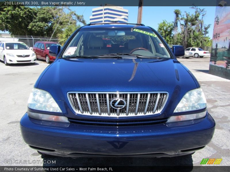 Blue Vapor Metallic / Ivory 2001 Lexus RX 300