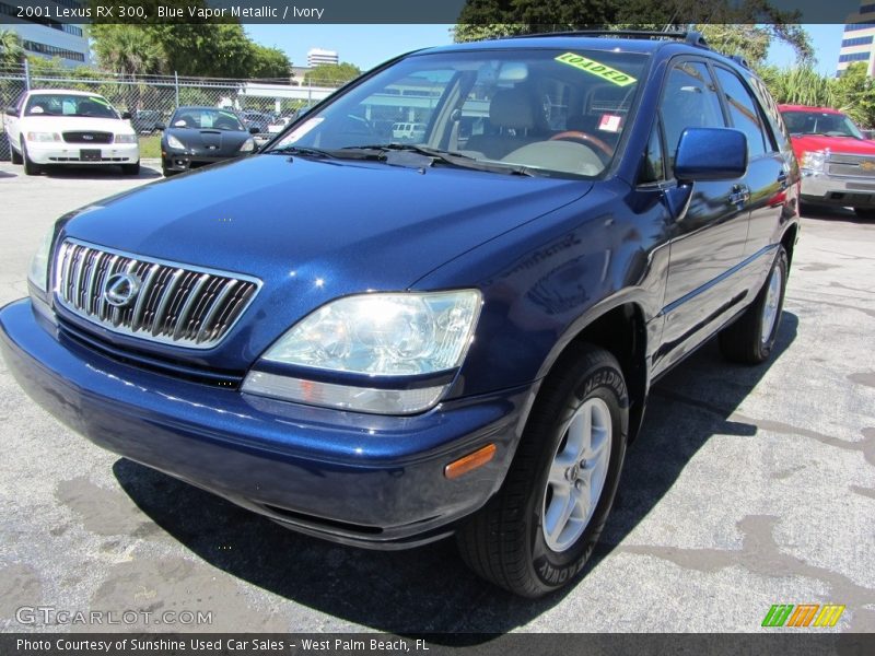 Blue Vapor Metallic / Ivory 2001 Lexus RX 300