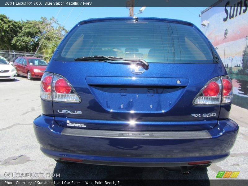 Blue Vapor Metallic / Ivory 2001 Lexus RX 300