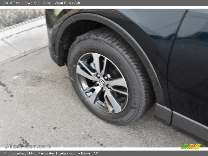 Galactic Aqua Mica / Ash 2018 Toyota RAV4 XLE