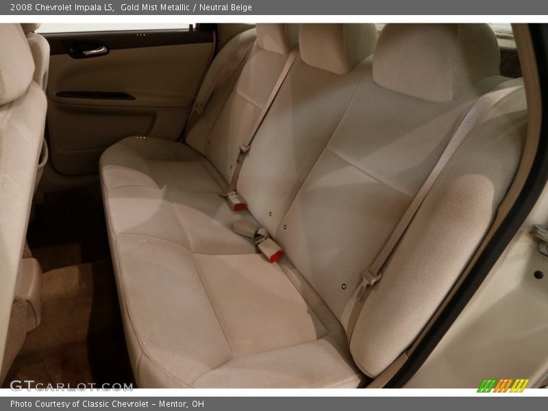 Gold Mist Metallic / Neutral Beige 2008 Chevrolet Impala LS