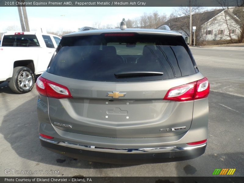Pepperdust Metallic / Medium Ash Gray 2018 Chevrolet Equinox Premier AWD