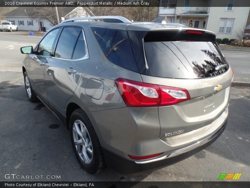 Pepperdust Metallic / Medium Ash Gray 2018 Chevrolet Equinox Premier AWD