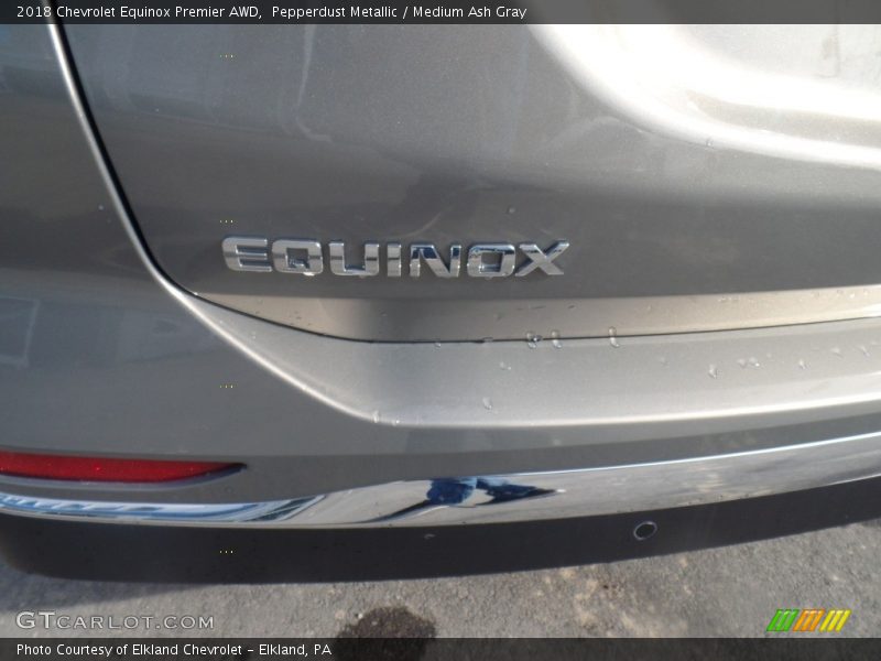 Pepperdust Metallic / Medium Ash Gray 2018 Chevrolet Equinox Premier AWD