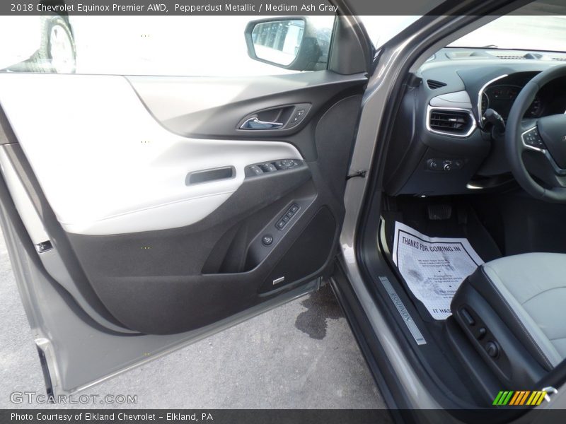 Pepperdust Metallic / Medium Ash Gray 2018 Chevrolet Equinox Premier AWD