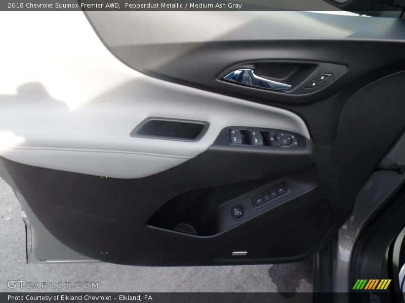 Pepperdust Metallic / Medium Ash Gray 2018 Chevrolet Equinox Premier AWD