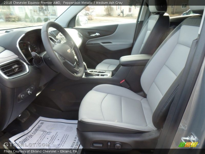Pepperdust Metallic / Medium Ash Gray 2018 Chevrolet Equinox Premier AWD
