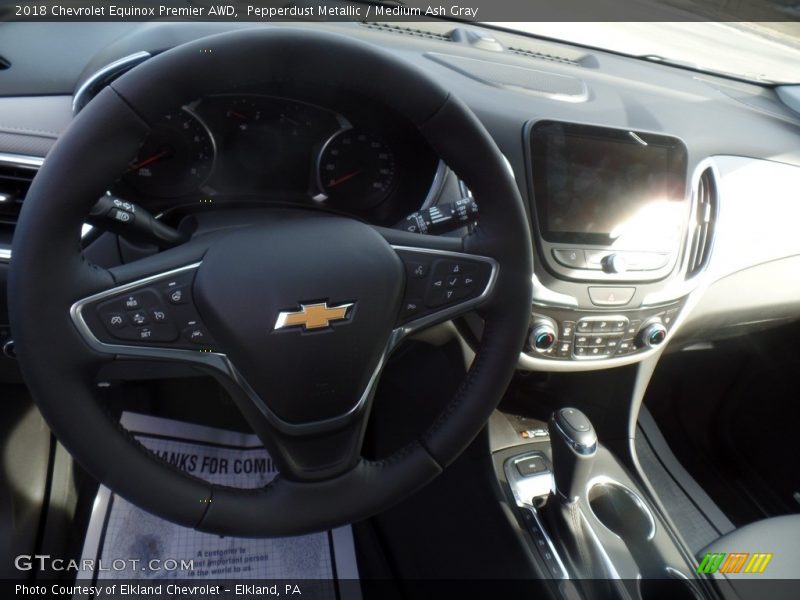 Pepperdust Metallic / Medium Ash Gray 2018 Chevrolet Equinox Premier AWD