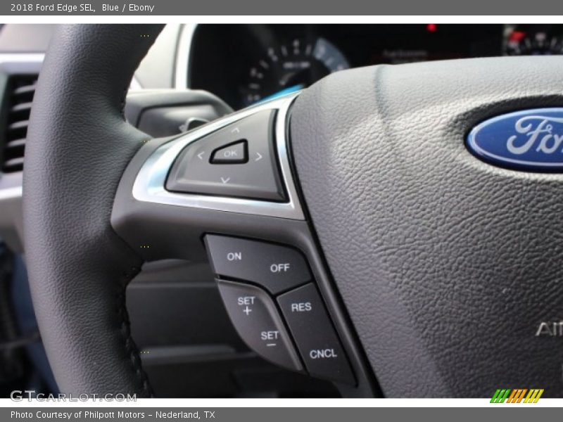 Blue / Ebony 2018 Ford Edge SEL