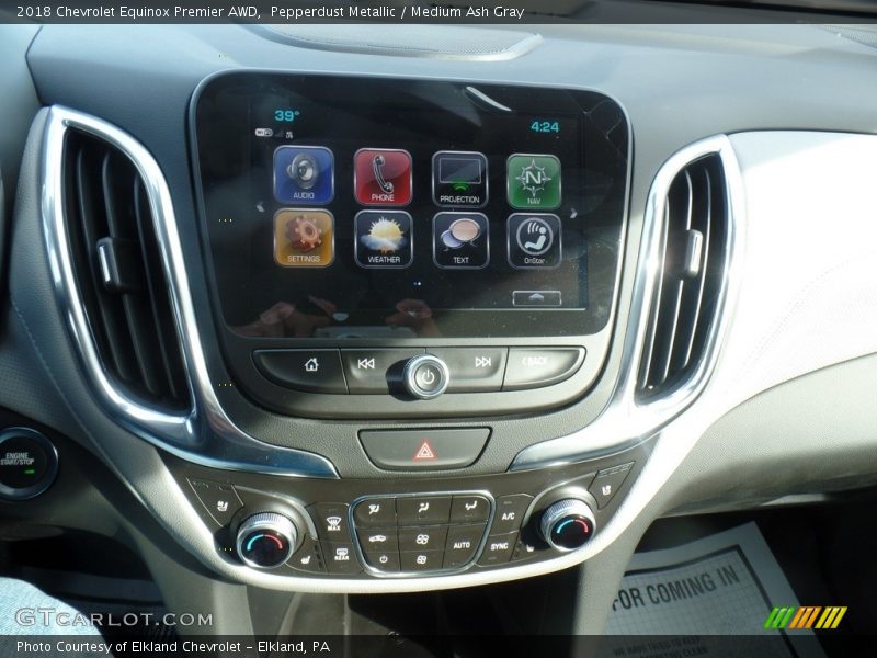 Pepperdust Metallic / Medium Ash Gray 2018 Chevrolet Equinox Premier AWD
