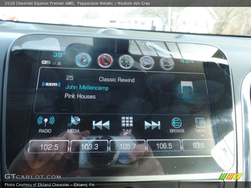 Pepperdust Metallic / Medium Ash Gray 2018 Chevrolet Equinox Premier AWD