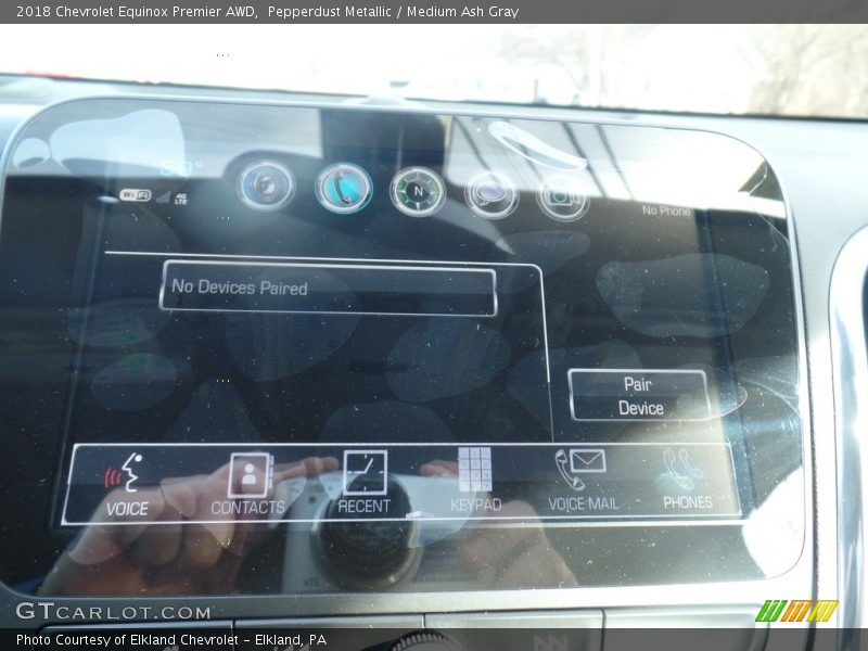 Pepperdust Metallic / Medium Ash Gray 2018 Chevrolet Equinox Premier AWD