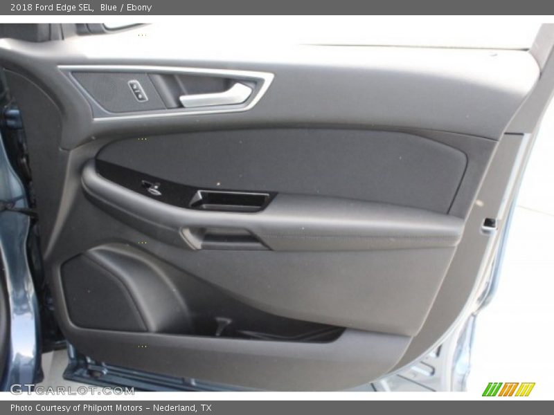 Blue / Ebony 2018 Ford Edge SEL