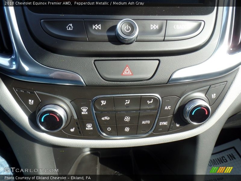 Pepperdust Metallic / Medium Ash Gray 2018 Chevrolet Equinox Premier AWD