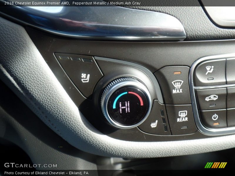 Pepperdust Metallic / Medium Ash Gray 2018 Chevrolet Equinox Premier AWD