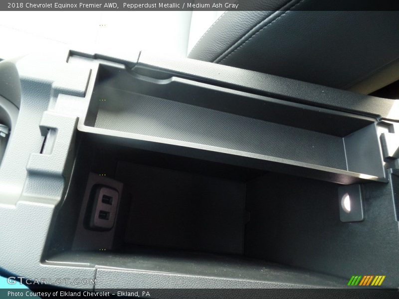 Pepperdust Metallic / Medium Ash Gray 2018 Chevrolet Equinox Premier AWD