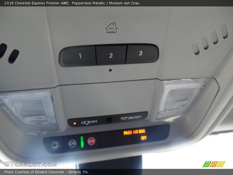 Pepperdust Metallic / Medium Ash Gray 2018 Chevrolet Equinox Premier AWD