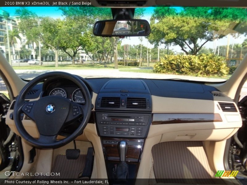 Jet Black / Sand Beige 2010 BMW X3 xDrive30i