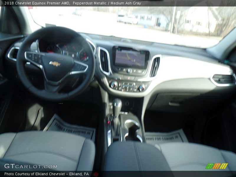 Pepperdust Metallic / Medium Ash Gray 2018 Chevrolet Equinox Premier AWD