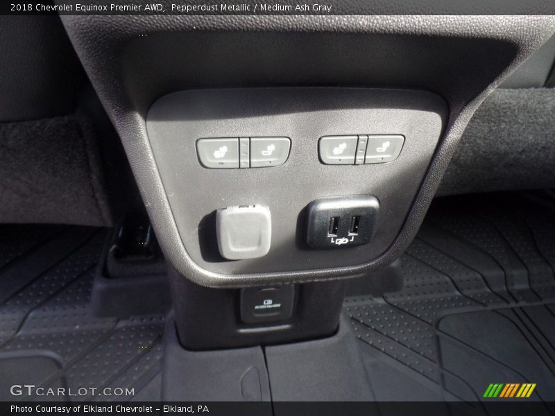 Pepperdust Metallic / Medium Ash Gray 2018 Chevrolet Equinox Premier AWD
