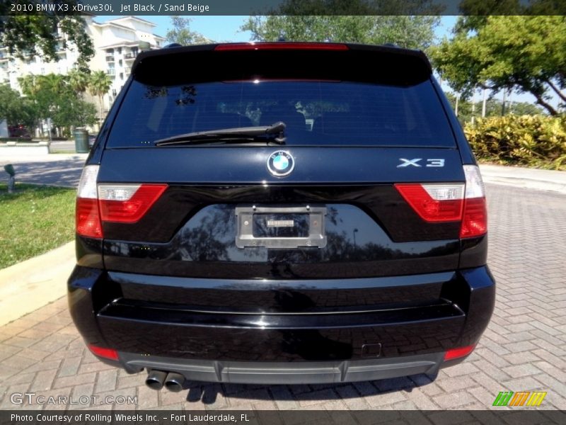 Jet Black / Sand Beige 2010 BMW X3 xDrive30i