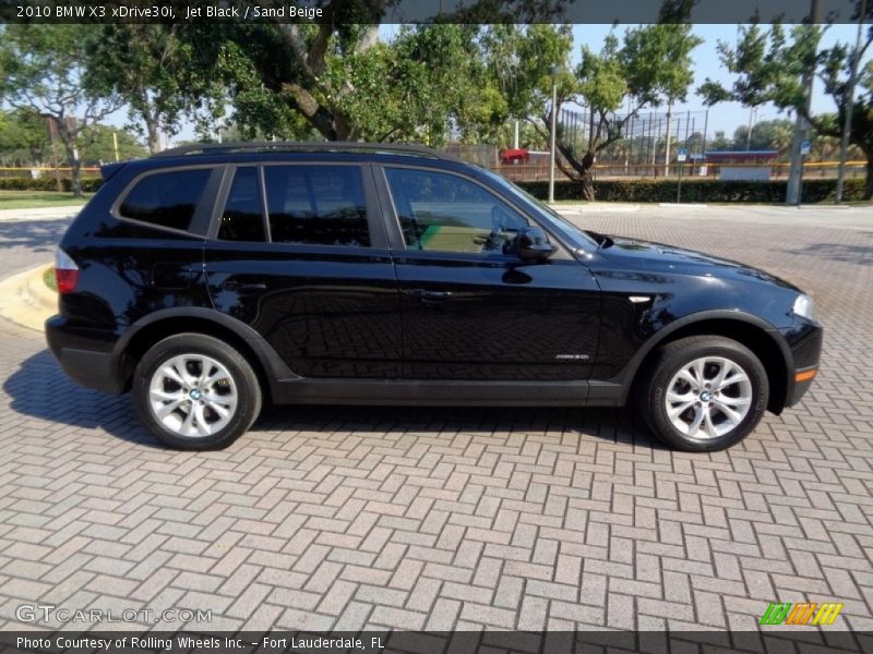 Jet Black / Sand Beige 2010 BMW X3 xDrive30i