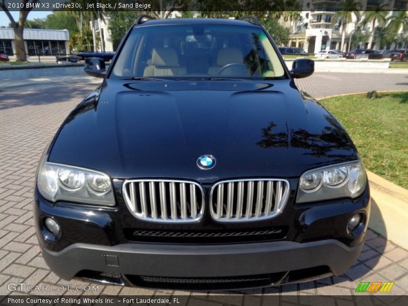 Jet Black / Sand Beige 2010 BMW X3 xDrive30i