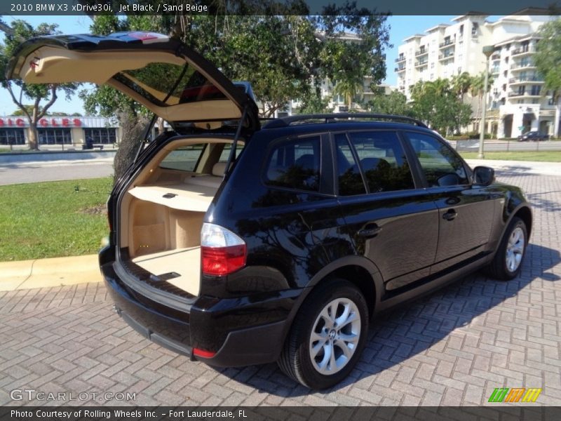Jet Black / Sand Beige 2010 BMW X3 xDrive30i