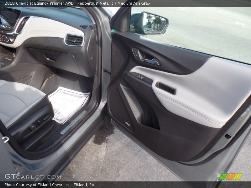 Pepperdust Metallic / Medium Ash Gray 2018 Chevrolet Equinox Premier AWD