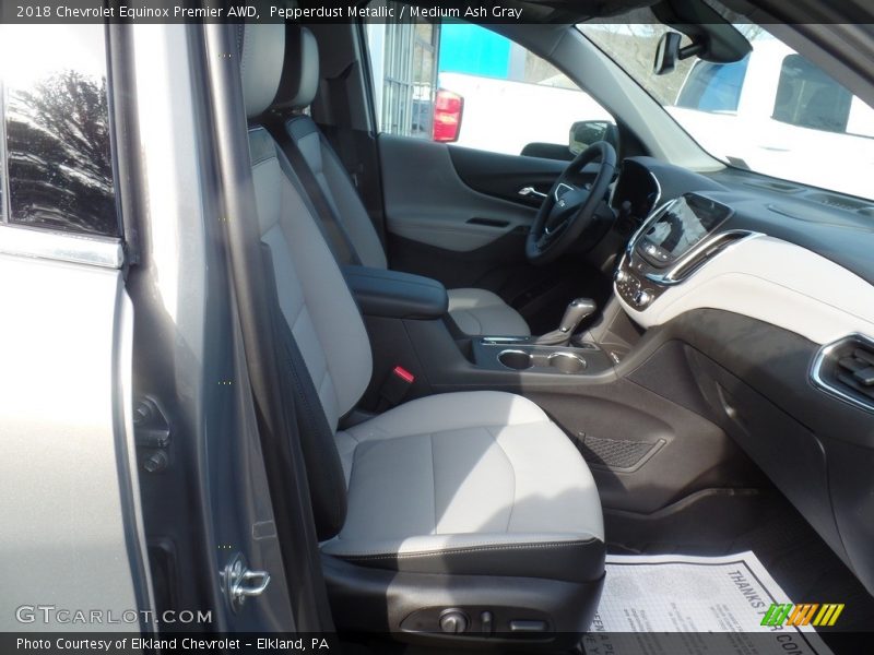Pepperdust Metallic / Medium Ash Gray 2018 Chevrolet Equinox Premier AWD