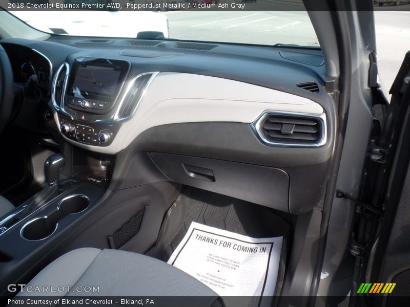 Pepperdust Metallic / Medium Ash Gray 2018 Chevrolet Equinox Premier AWD