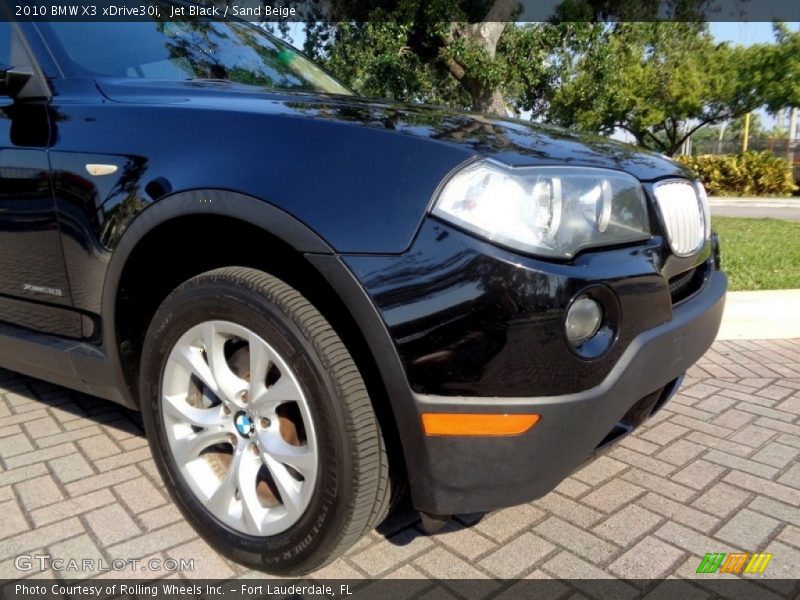 Jet Black / Sand Beige 2010 BMW X3 xDrive30i