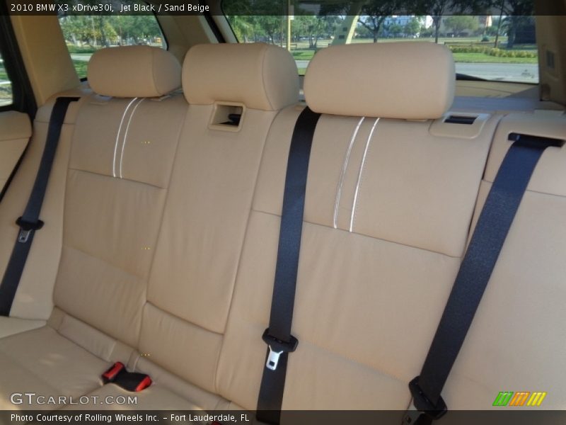 Jet Black / Sand Beige 2010 BMW X3 xDrive30i