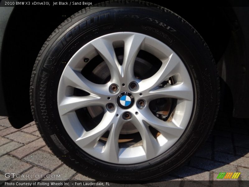 Jet Black / Sand Beige 2010 BMW X3 xDrive30i