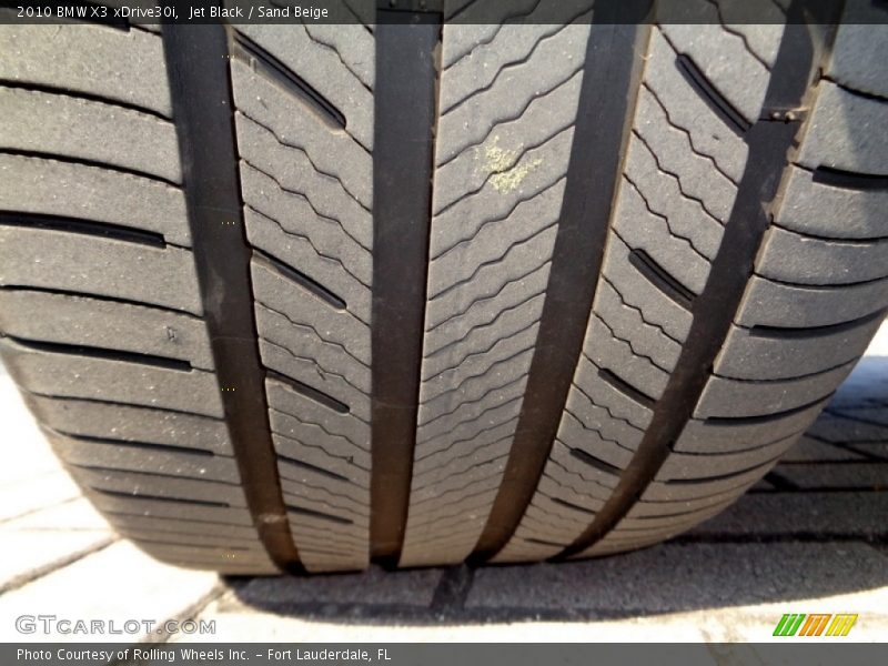 Jet Black / Sand Beige 2010 BMW X3 xDrive30i