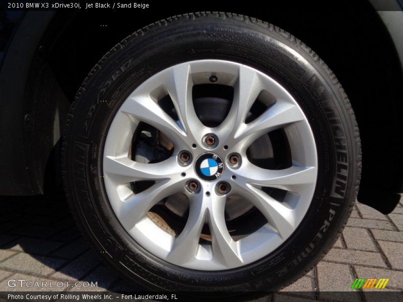 Jet Black / Sand Beige 2010 BMW X3 xDrive30i