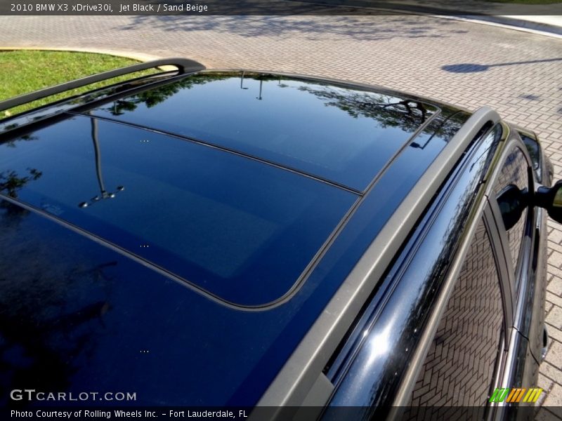 Jet Black / Sand Beige 2010 BMW X3 xDrive30i
