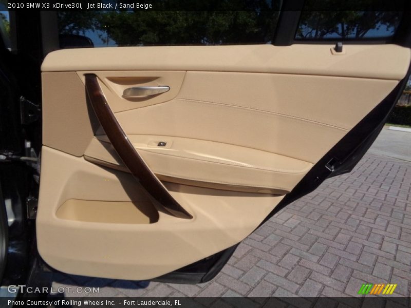 Jet Black / Sand Beige 2010 BMW X3 xDrive30i
