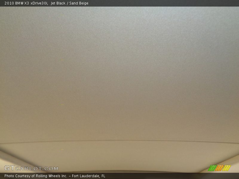 Jet Black / Sand Beige 2010 BMW X3 xDrive30i