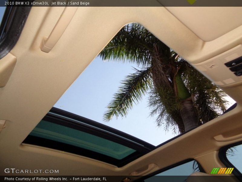 Jet Black / Sand Beige 2010 BMW X3 xDrive30i