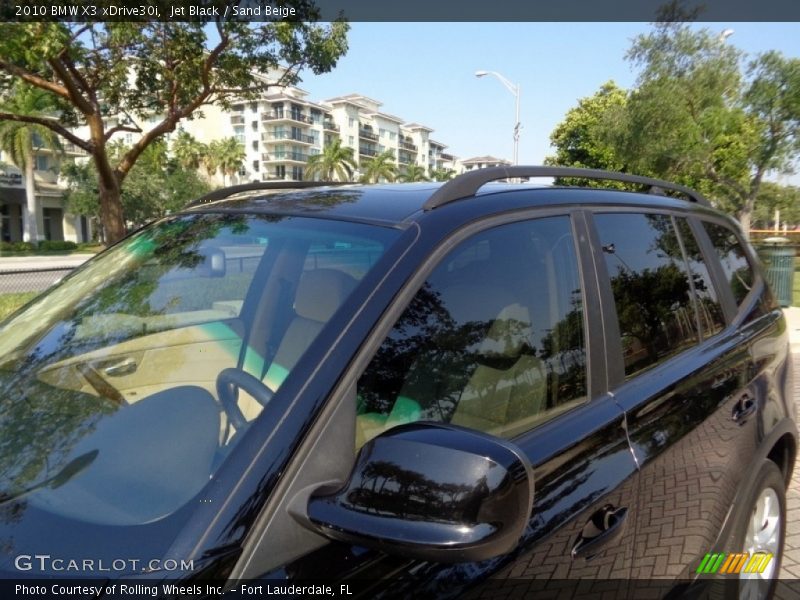 Jet Black / Sand Beige 2010 BMW X3 xDrive30i