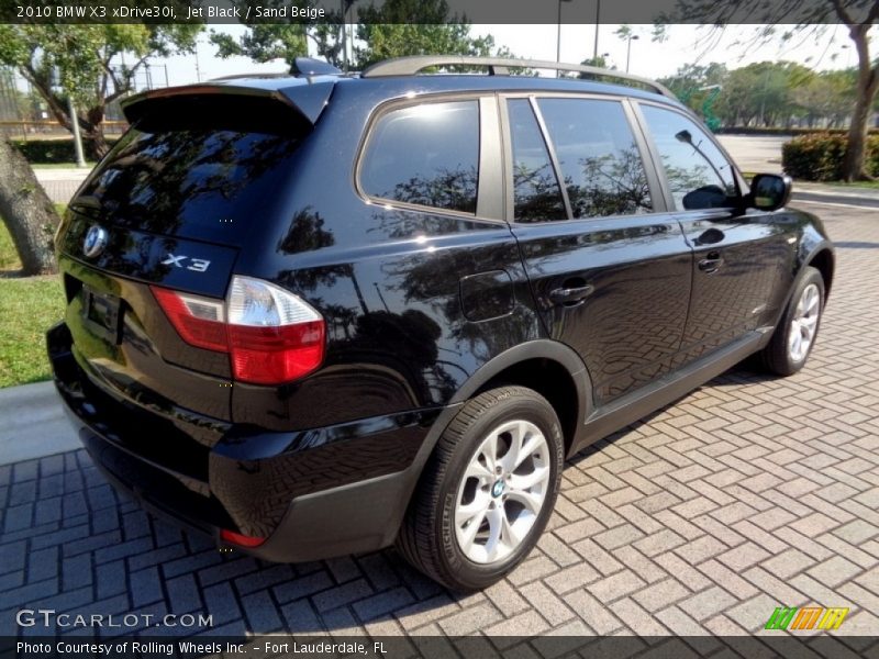 Jet Black / Sand Beige 2010 BMW X3 xDrive30i