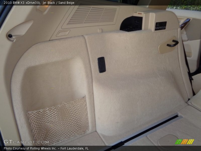 Jet Black / Sand Beige 2010 BMW X3 xDrive30i