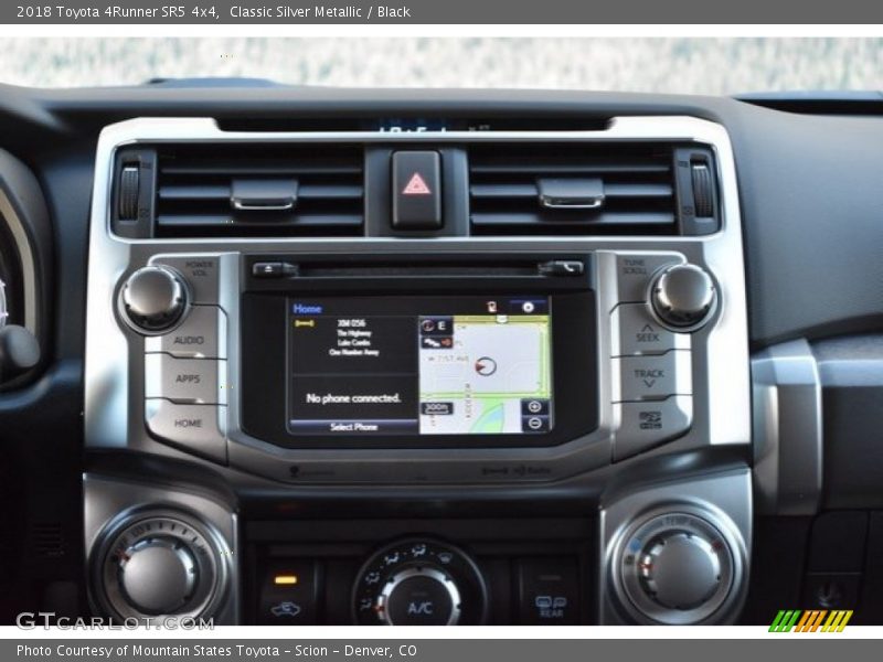 Classic Silver Metallic / Black 2018 Toyota 4Runner SR5 4x4