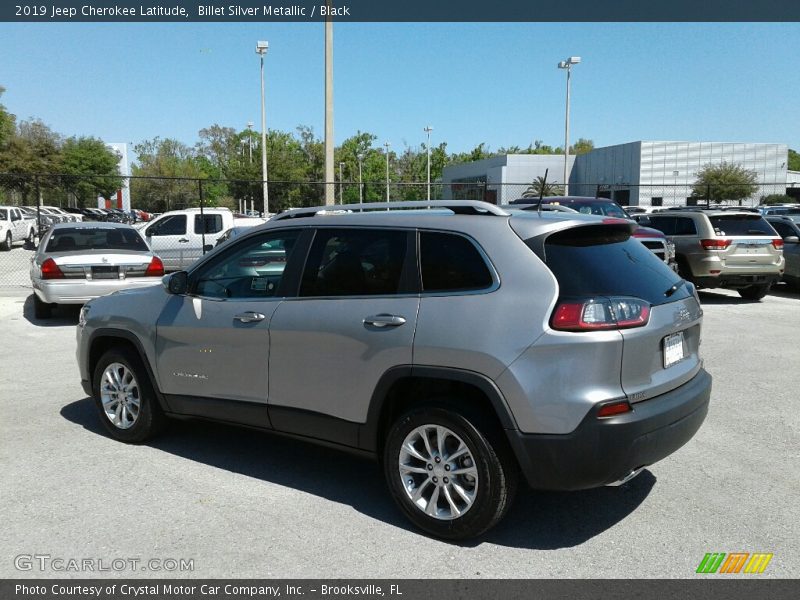 Billet Silver Metallic / Black 2019 Jeep Cherokee Latitude