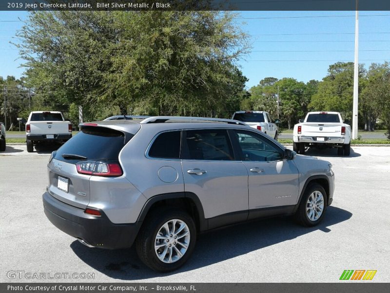 Billet Silver Metallic / Black 2019 Jeep Cherokee Latitude