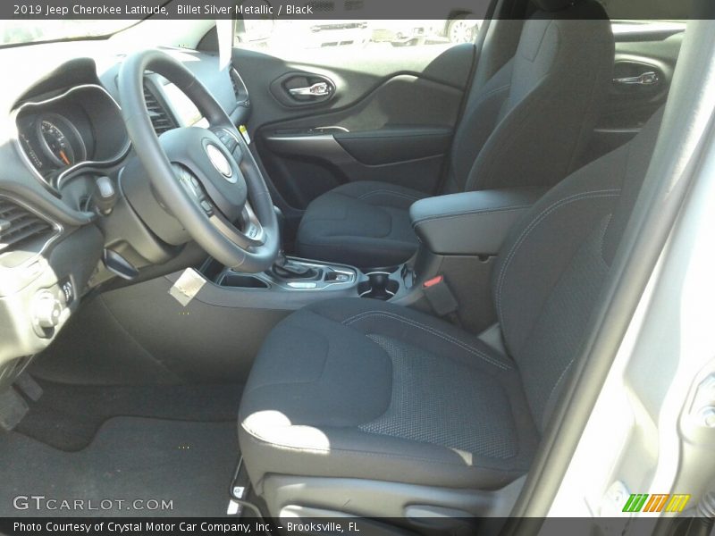 Billet Silver Metallic / Black 2019 Jeep Cherokee Latitude