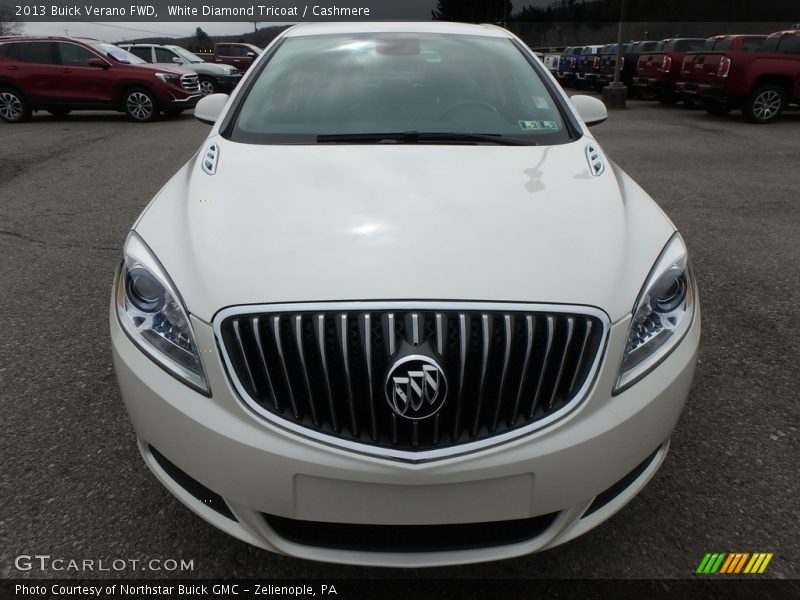 White Diamond Tricoat / Cashmere 2013 Buick Verano FWD