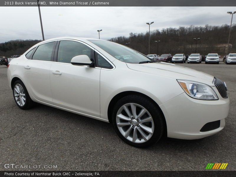 White Diamond Tricoat / Cashmere 2013 Buick Verano FWD