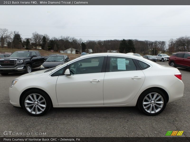 White Diamond Tricoat / Cashmere 2013 Buick Verano FWD